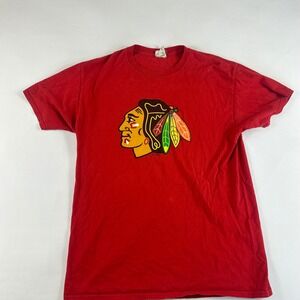 Youth Chicago Blackhawks‎ Medium Keith 2 Red NHL T Shirt
